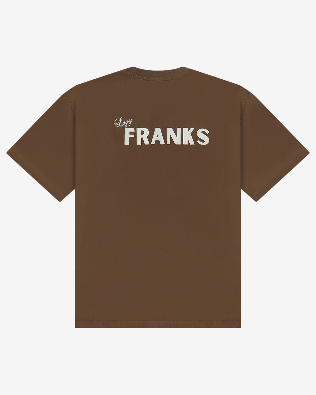 OVERSIZED SIGNATURE T-SHIRT - COFFEE