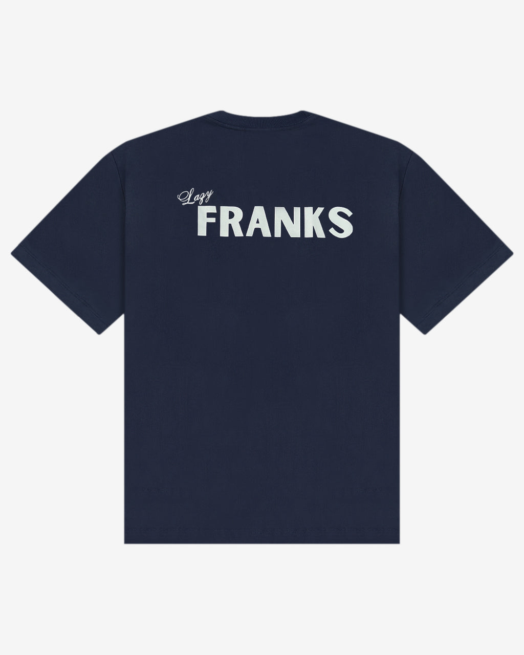 OVERSIZED SIGNATURE T-SHIRT - NAVY