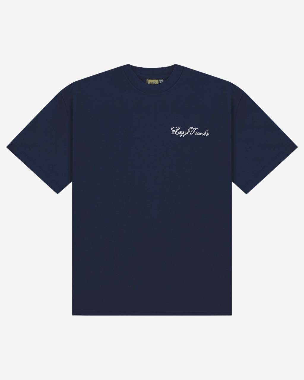 OVERSIZED SIGNATURE T-SHIRT - NAVY