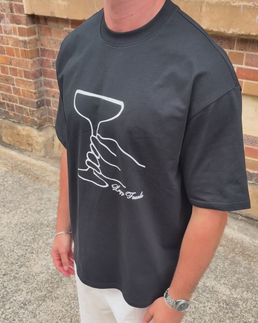 COCKTAIL T-SHIRT - BLACK