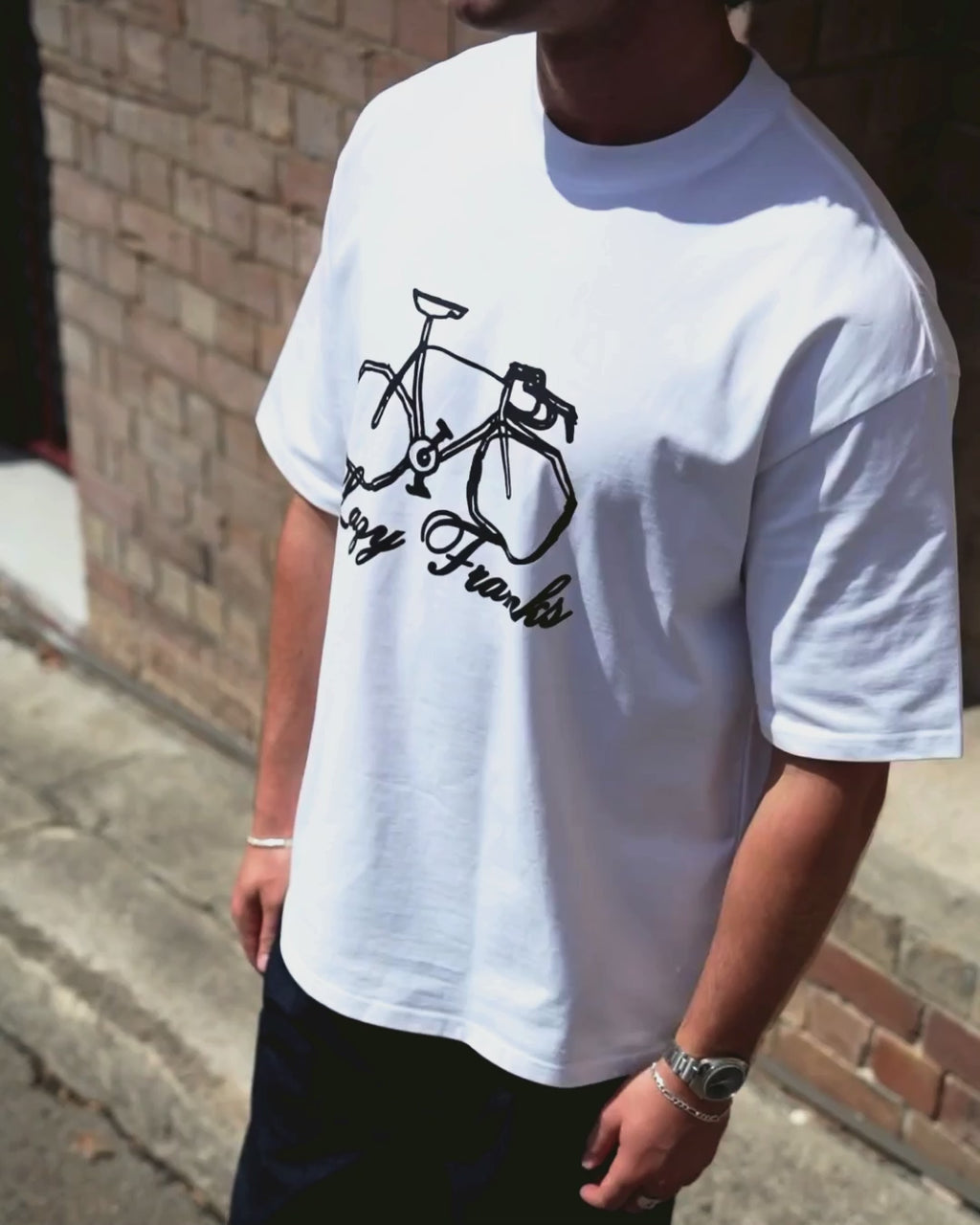 TOUR DE FRANKS T-SHIRT - WHITE